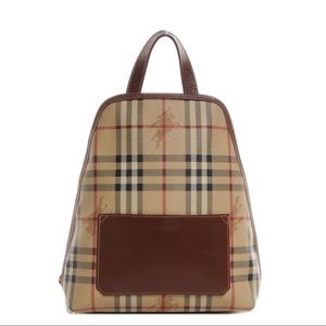 Authentic Burberry Vintage Haymarket Backpack